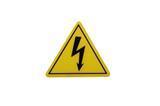 Elektrisches Warnetikett